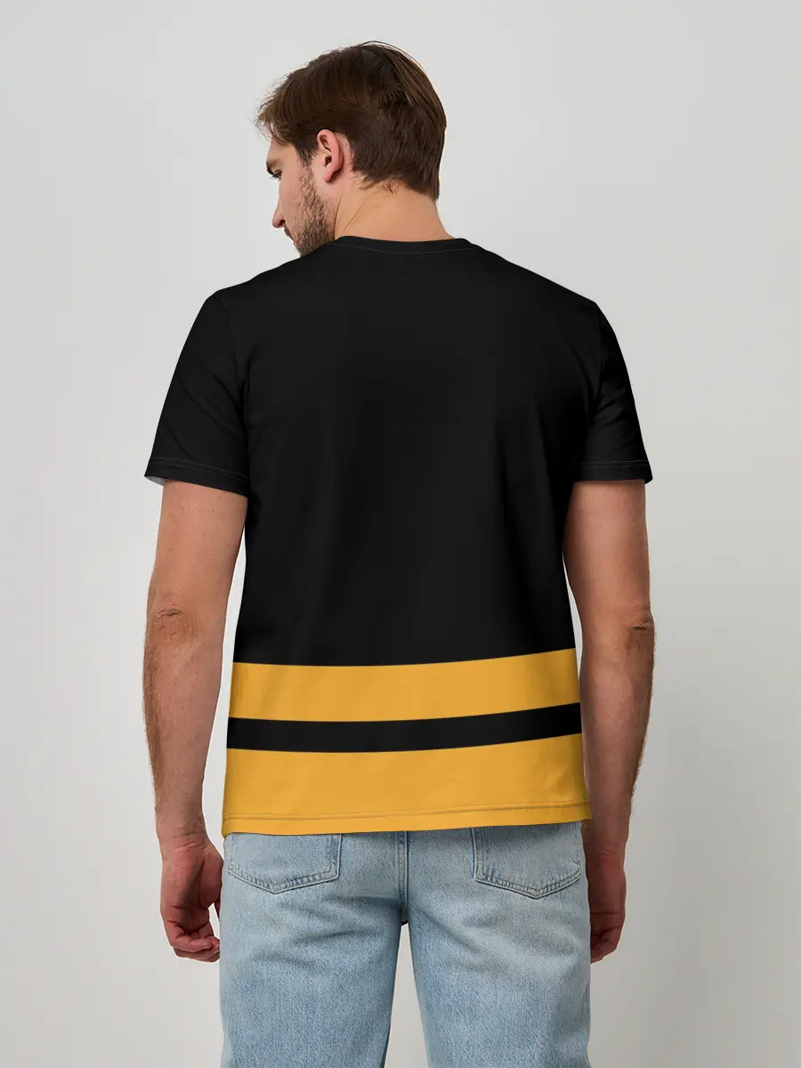 Мужская базовая футболка / Бостон Брюинз НХЛ