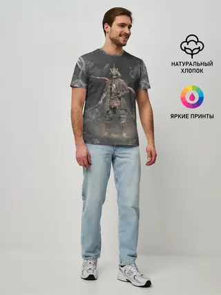Мужская базовая футболка / Warrior | Sekiro shadows die twice