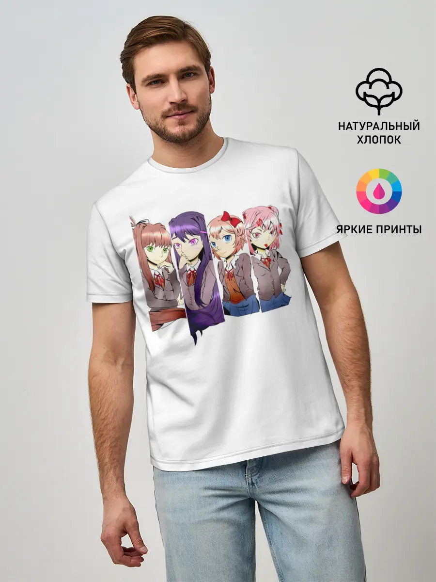 Мужская базовая футболка / Doki Doki Literature Club