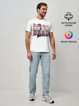 Мужская базовая футболка / Doki Doki Literature Club