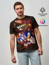Мужская базовая футболка / SONIC