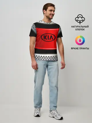 Мужская базовая футболка / KIA