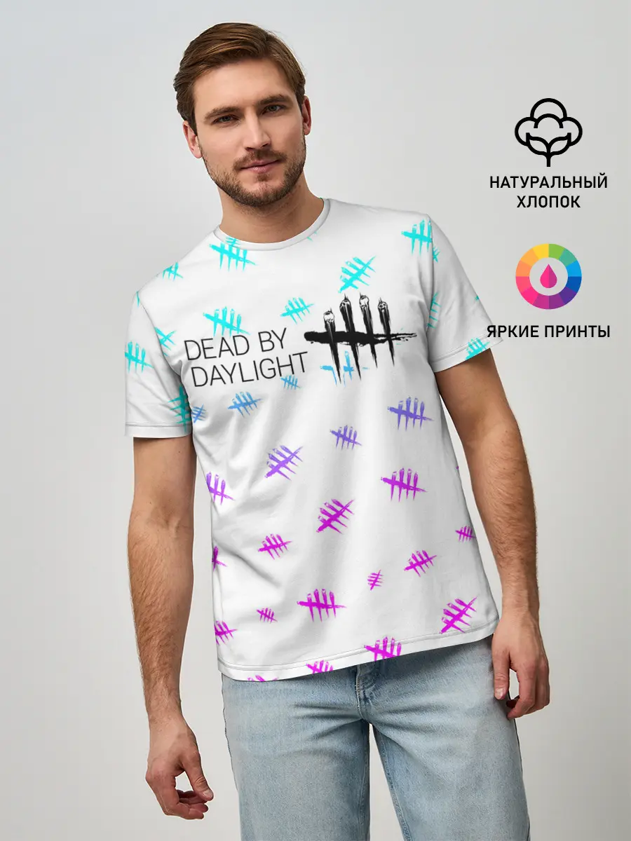 Мужская базовая футболка / DEAD BY DAYLIGHT