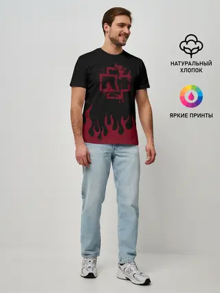 Мужская базовая футболка / Rammstein