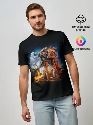 Мужская базовая футболка / Back to the future