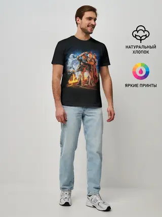 Мужская базовая футболка / Back to the future