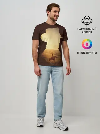 Мужская базовая футболка / RDR2 | Arthur