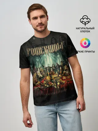 Мужская базовая футболка / Powerwolf