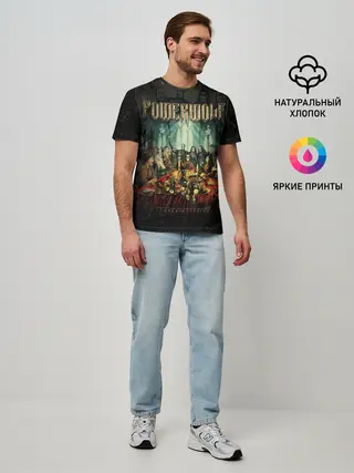 Мужская базовая футболка / Powerwolf