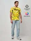 Мужская базовая футболка / PIKACHU