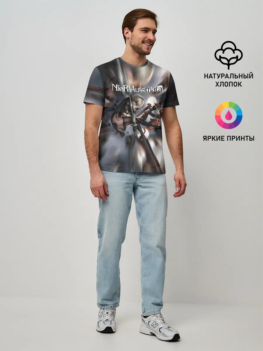 Мужская базовая футболка / YoRHa | Nier Automata