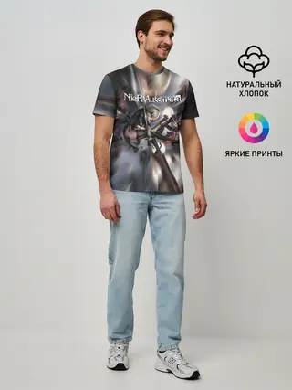 Мужская базовая футболка / YoRHa | Nier Automata