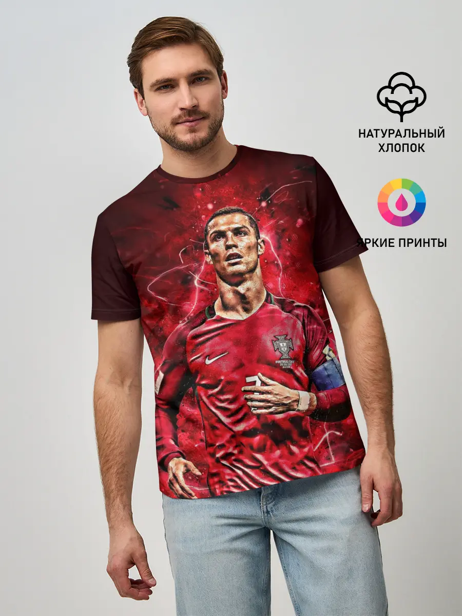 Мужская базовая футболка / Cristiano Ronaldo