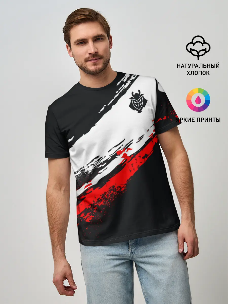 Мужская базовая футболка / cs:go - G2 eSports