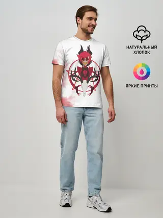 Мужская базовая футболка / Hazbin Hotel