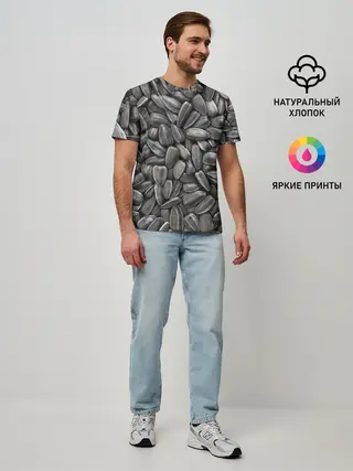 Мужская базовая футболка / Семечки