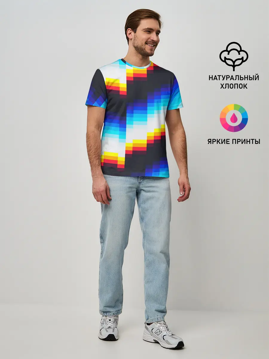 Мужская базовая футболка / pantone