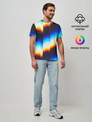 Мужская базовая футболка / pantone