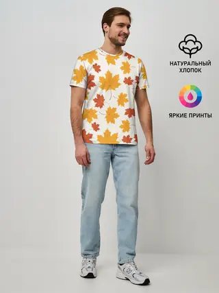 Мужская базовая футболка / Осень / Autumn