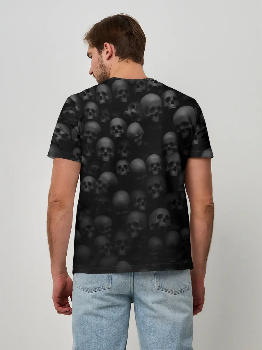 Мужская базовая футболка / ЧЕРЕПА