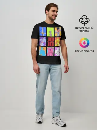 Мужская базовая футболка / Джо Джо минимал