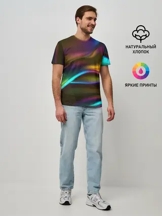 Мужская базовая футболка / Градиент