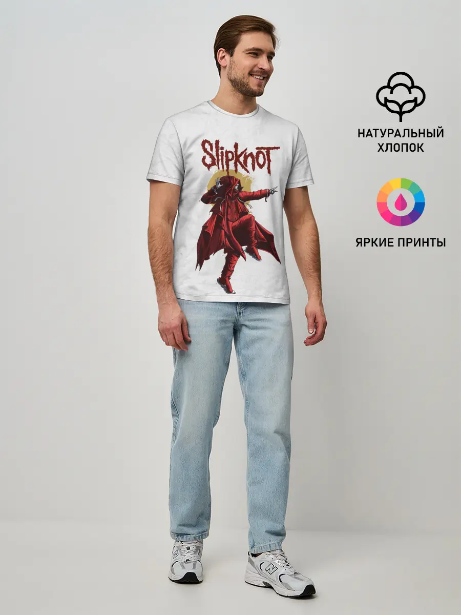 Мужская базовая футболка / SLIPKNOT | СЛИПКНОТ