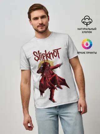 Мужская базовая футболка / SLIPKNOT | СЛИПКНОТ