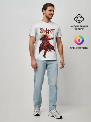 Мужская базовая футболка / SLIPKNOT | СЛИПКНОТ