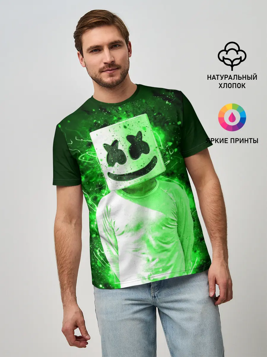 Мужская базовая футболка / MARSHMELLO