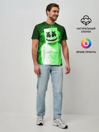 Мужская базовая футболка / MARSHMELLO