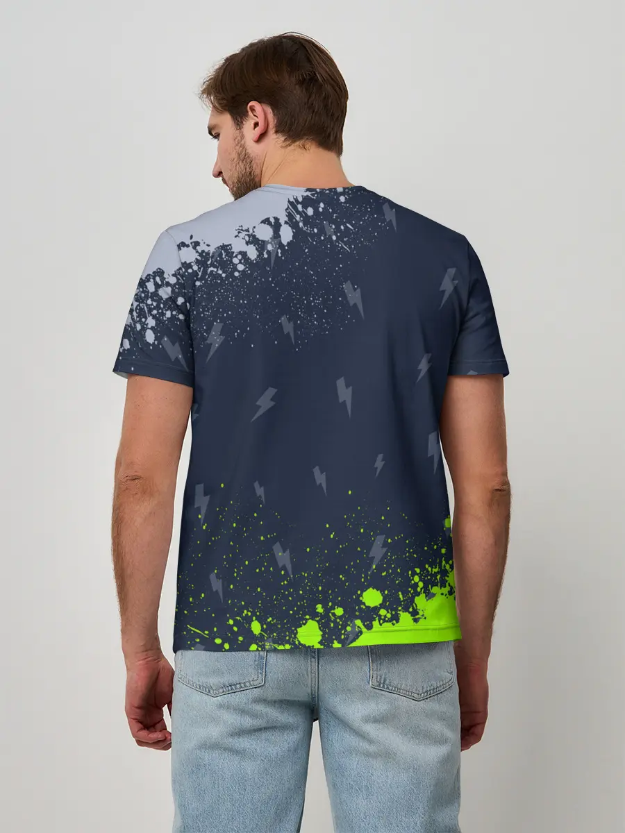 Мужская базовая футболка / AC DС