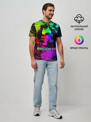 Мужская базовая футболка / Monstercat