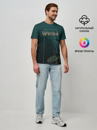 Мужская базовая футболка / WW 84