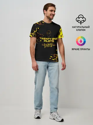 Мужская базовая футболка / TWENTY ONE PILOTS TOP.