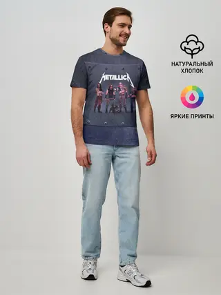 Мужская базовая футболка / METALLICA | ГРУППА МЕТАЛЛИКА