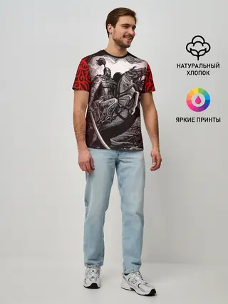 Мужская базовая футболка / МАНАС Баатыр