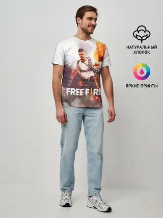 Мужская базовая футболка / FREE FIRE