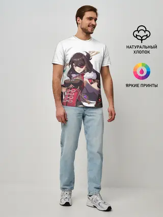 Мужская базовая футболка / БЕЙ ДОУ | ГЕНШИН