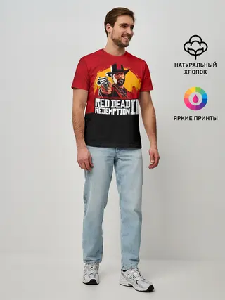 Мужская базовая футболка / Red Dead Redemption 2