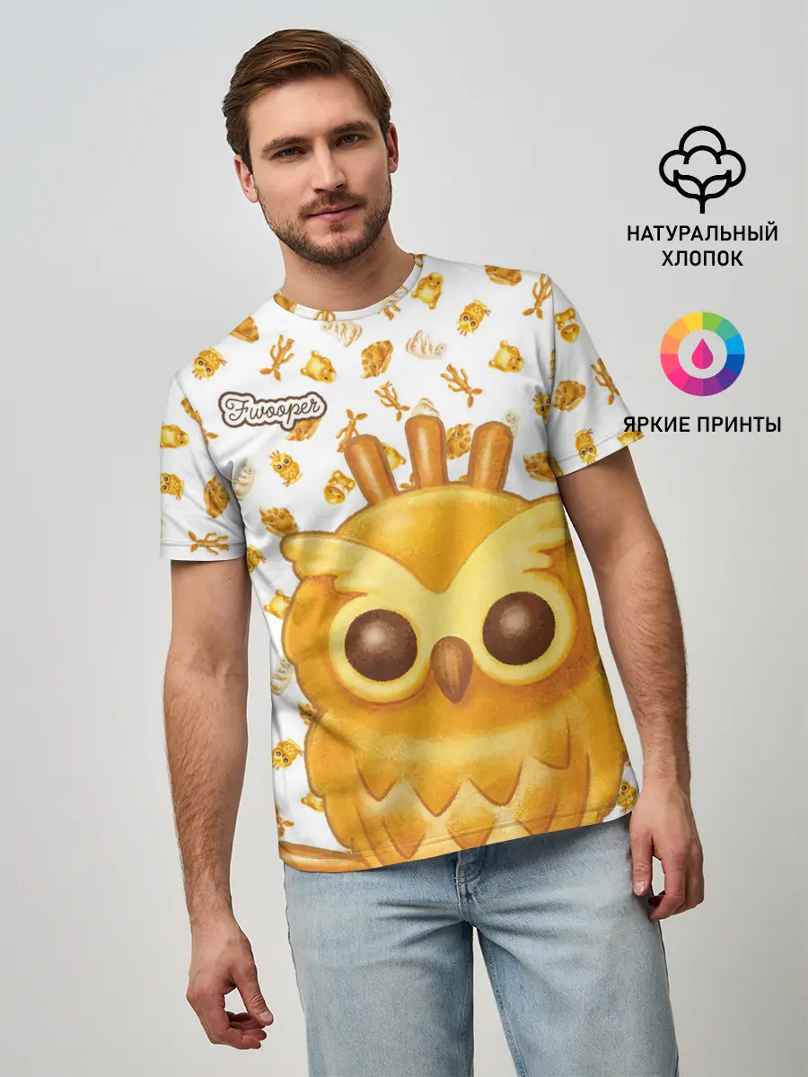 Мужская базовая футболка / Fwooper Cookie