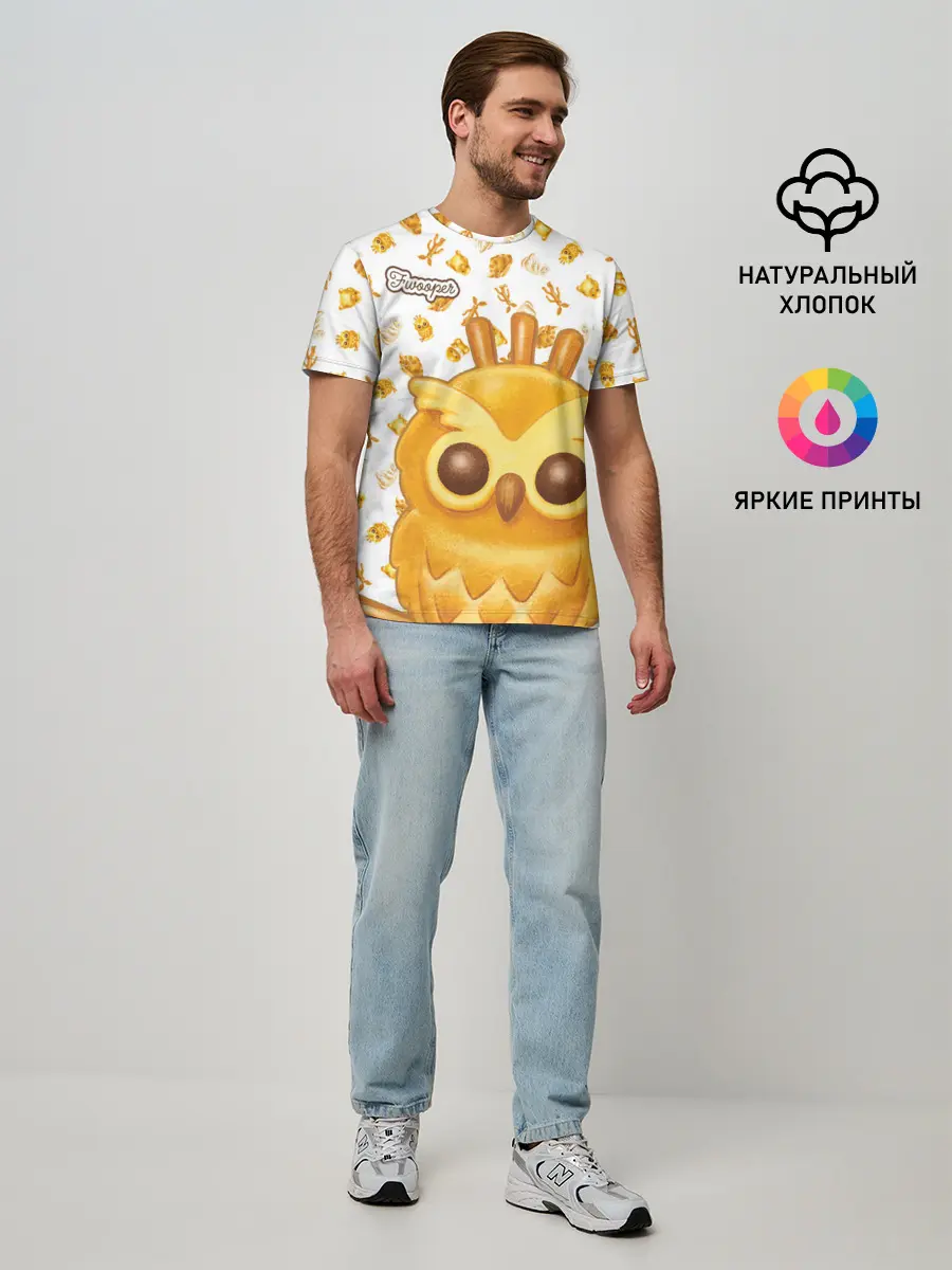 Мужская базовая футболка / Fwooper Cookie