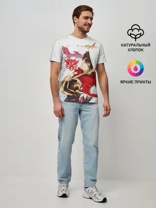 Мужская базовая футболка / Ye Xiu The Kings Avatar