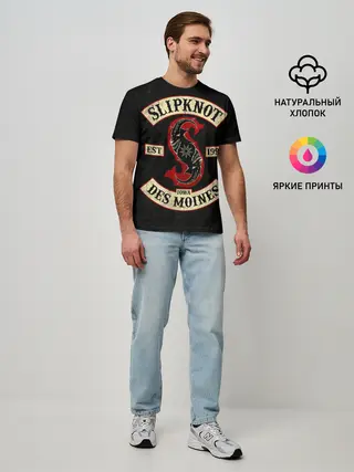 Мужская базовая футболка / Slipknot