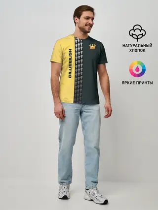 Мужская базовая футболка / билли айлиш