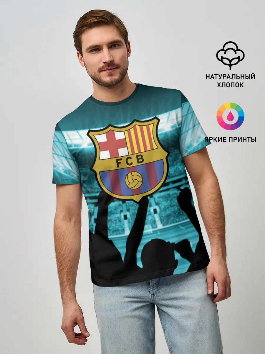 Мужская базовая футболка / Barcelona