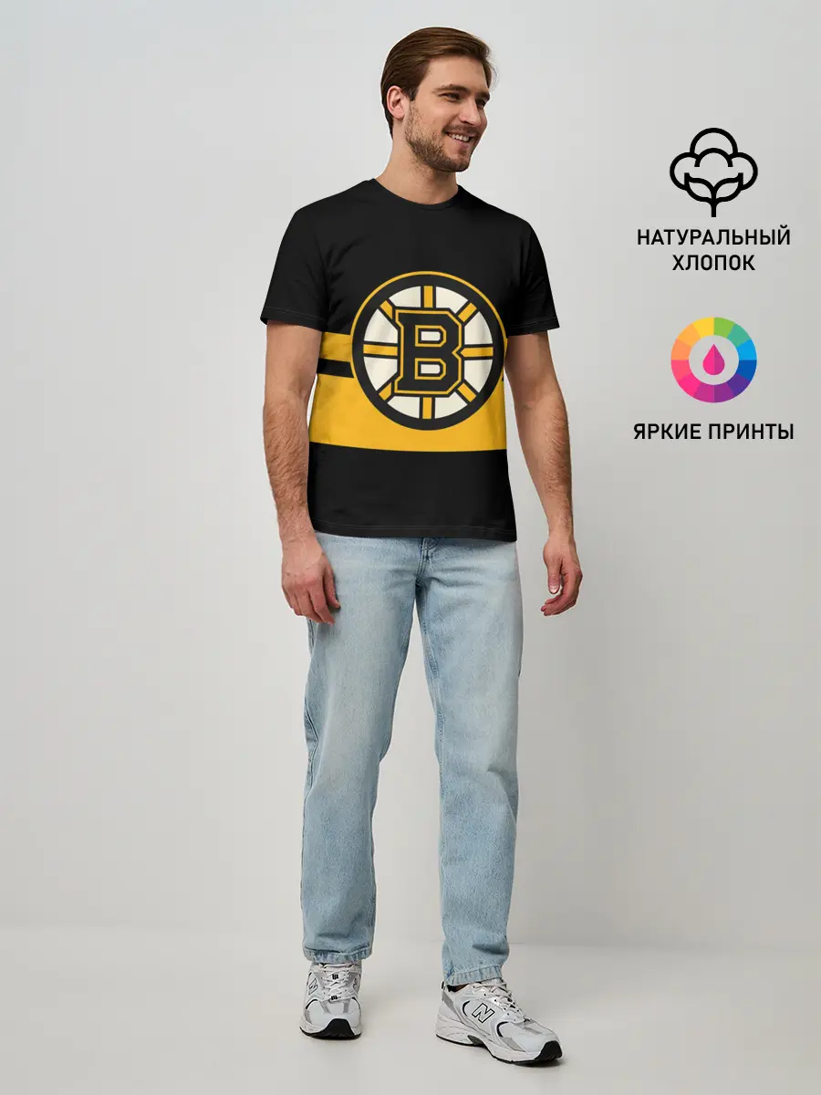 Мужская базовая футболка / BOSTON BRUINS NHL