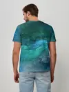 Мужская базовая футболка / Изумрудные Облака