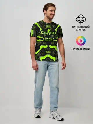 Мужская базовая футболка / CS GO