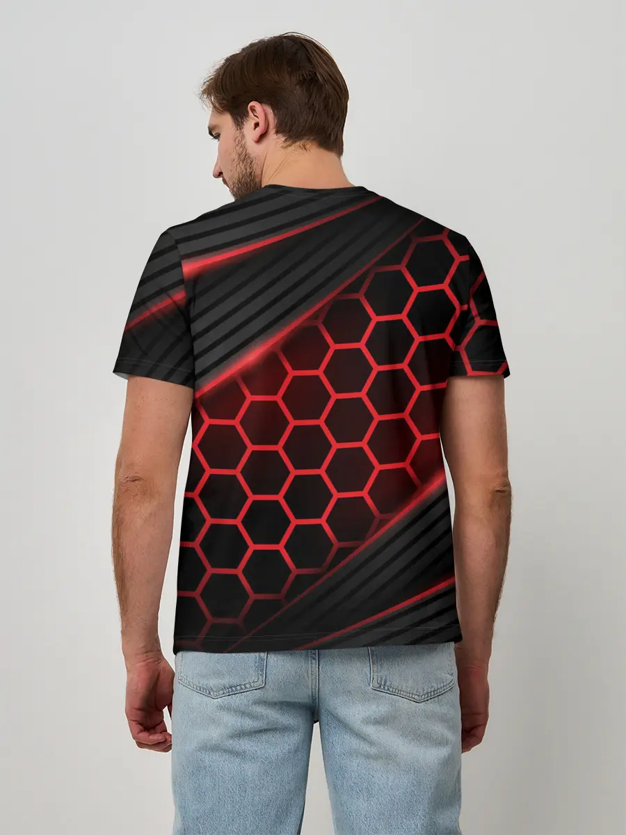 Мужская базовая футболка / HONDA